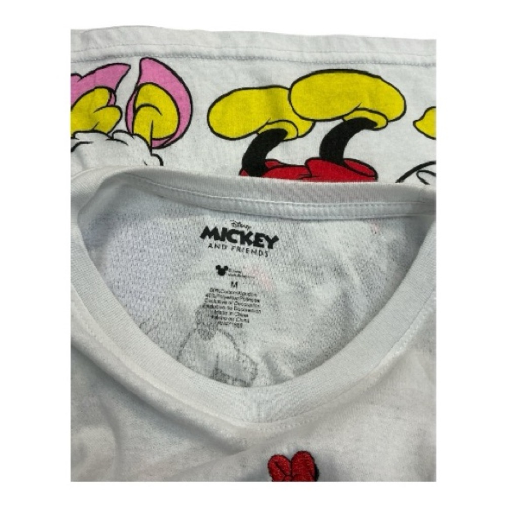 Disney White Tee with Mickey and Minnie - Chill Vibes - Picture 4 of 4